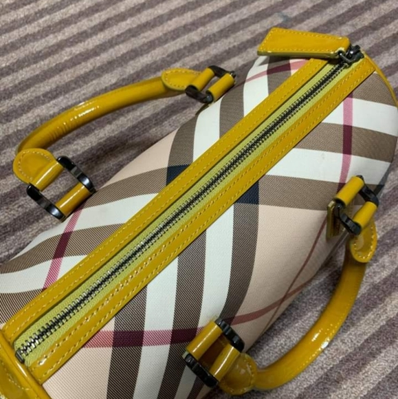 Burberry Mustard Boston Bag - Picture 10 of 14
